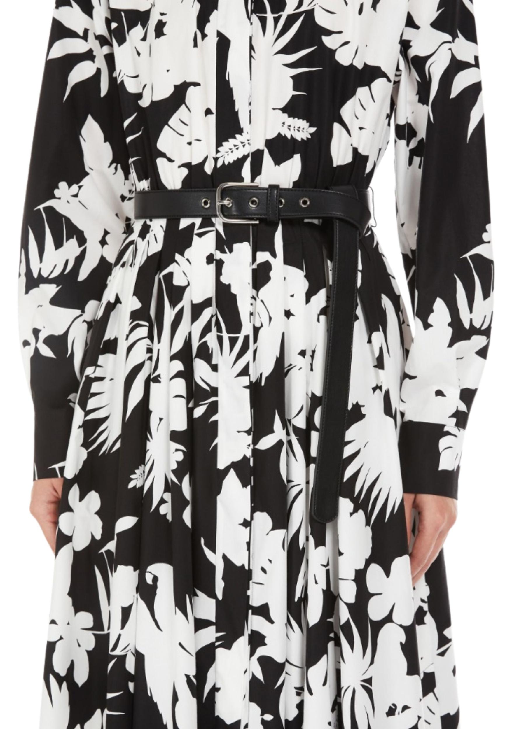 MAX MARA STUDIO Abito chemisier in cotone stampato