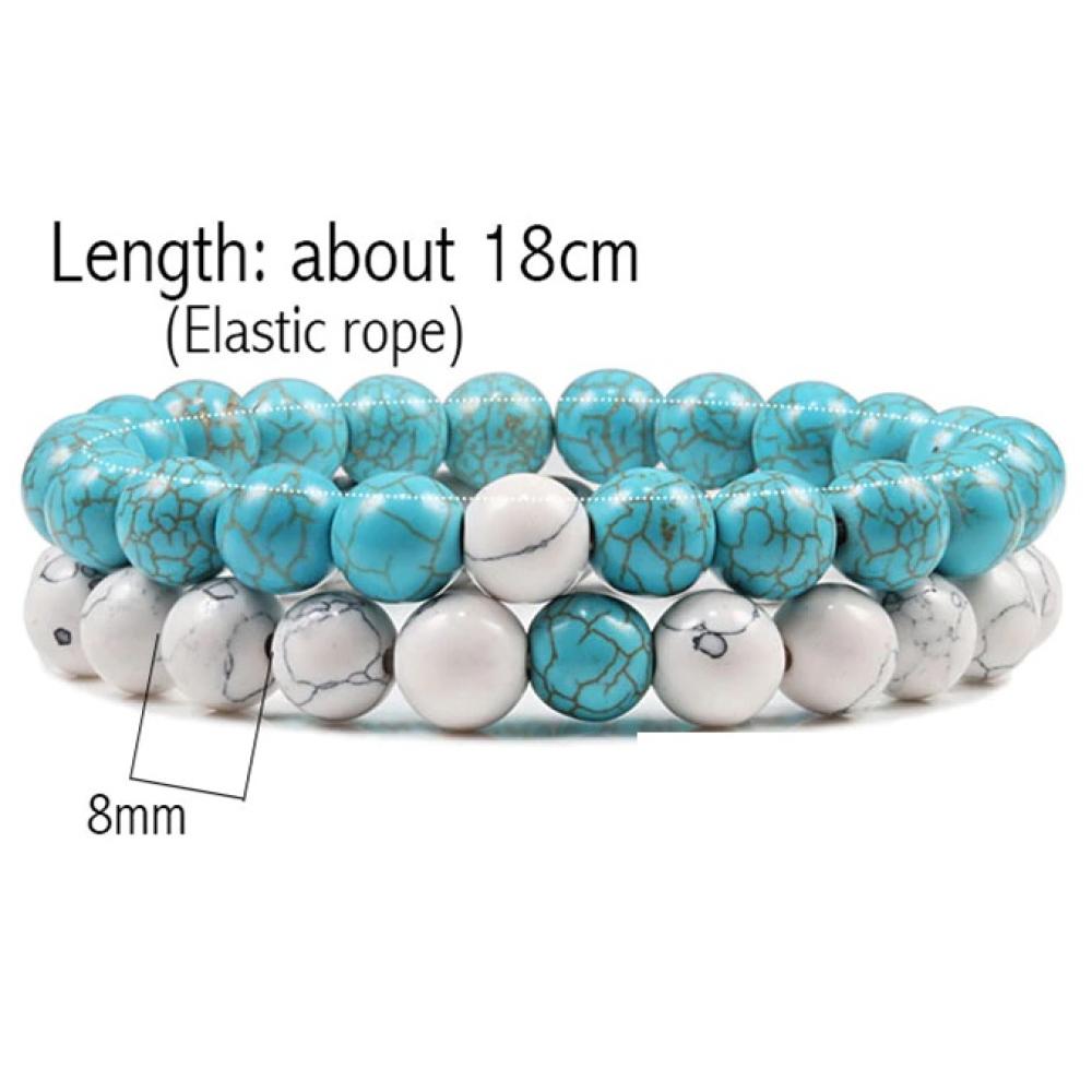 IZMAEL Bracciali EN-13811 - Marrone / Bianco