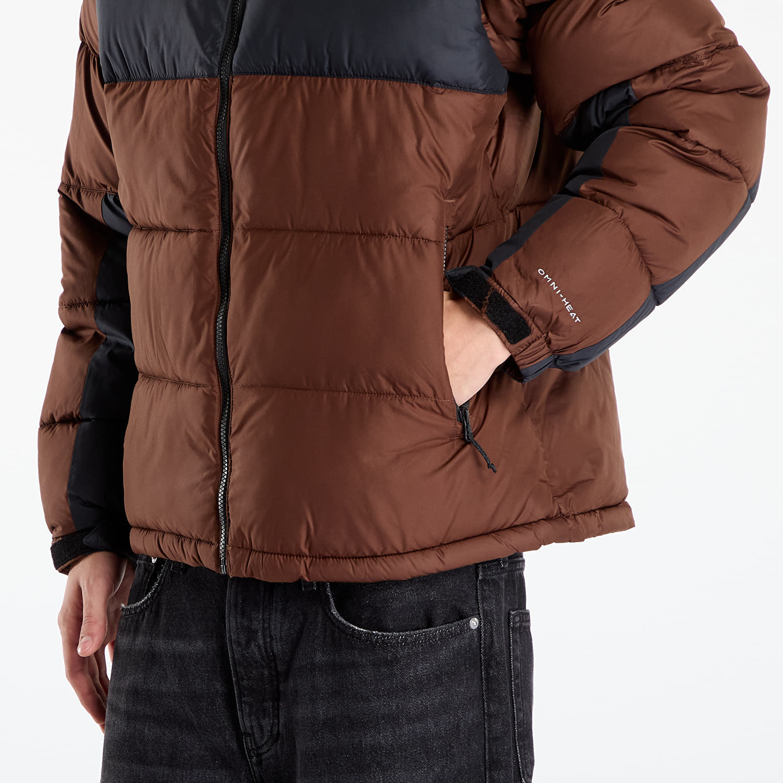 Giacca Columbia Pike Lake II Hooded Jacket Tobacco/ Black L