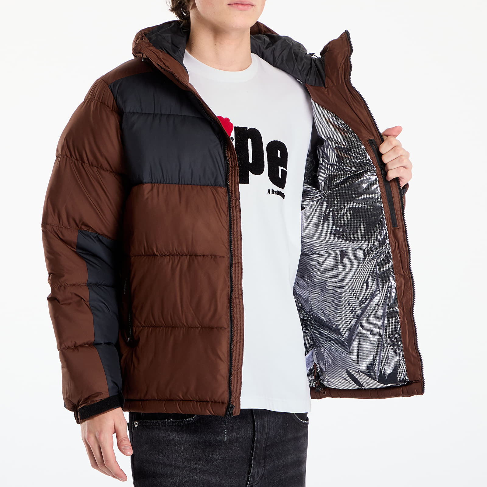 Giacca Columbia Pike Lake II Hooded Jacket Tobacco/ Black L