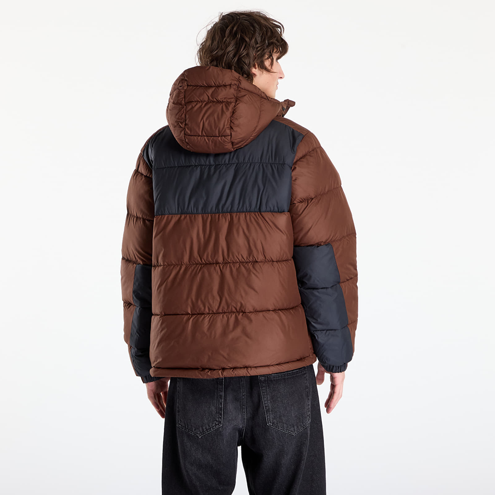 Giacca Columbia Pike Lake II Hooded Jacket Tobacco/ Black L