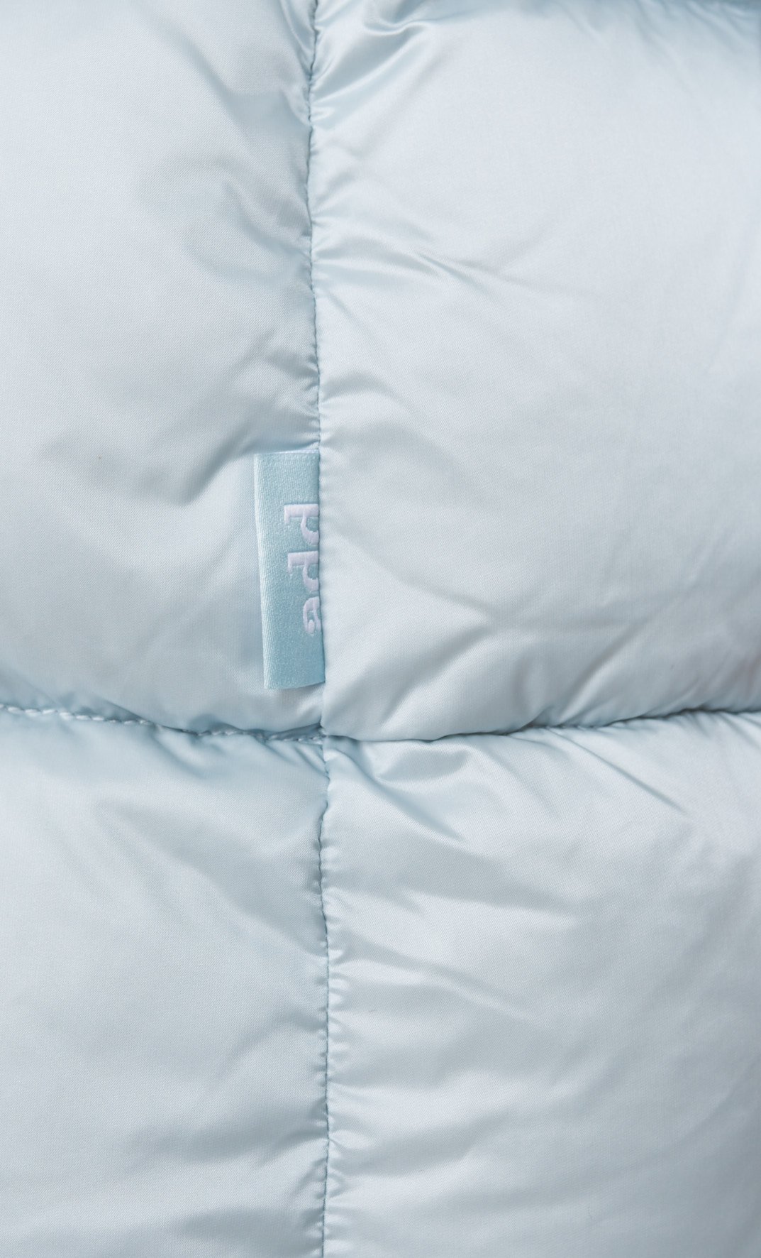 PIUMINO LUNGO ADD SVASATO CON COLLO CAPPUCCIO AVVOLGENTE, Colore Celeste