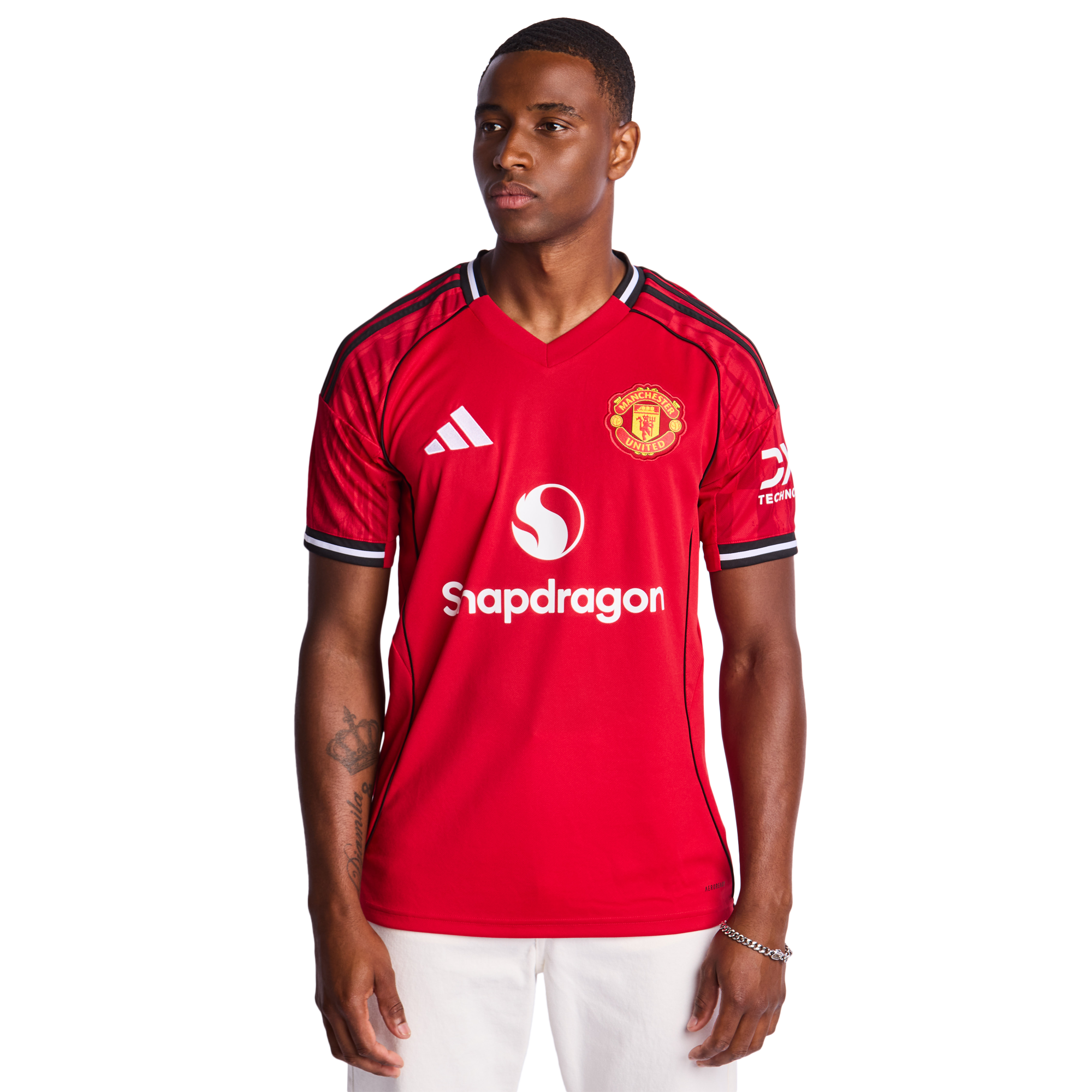 Adidas Manchester United Home 25-26 Uomo - Maglie/Repliche Rosso - Taglia XS - Poly Jersey