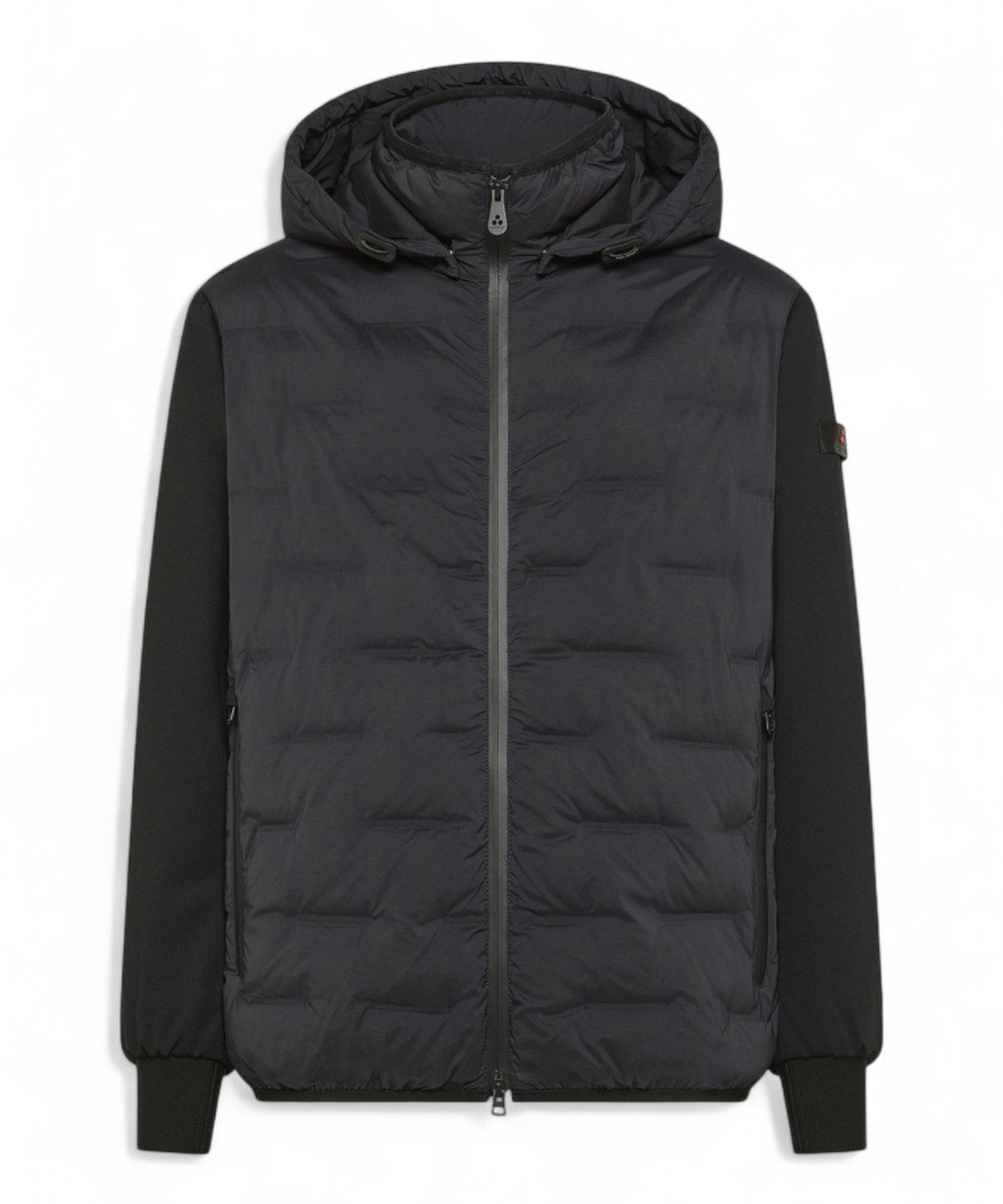 Peuterey Holzer Giacca Bimateriale con Trapunta Jacquard