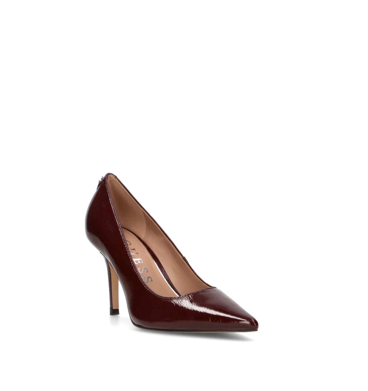 GUESS Décolleté donna bordeaux in pelle DECOLLETE