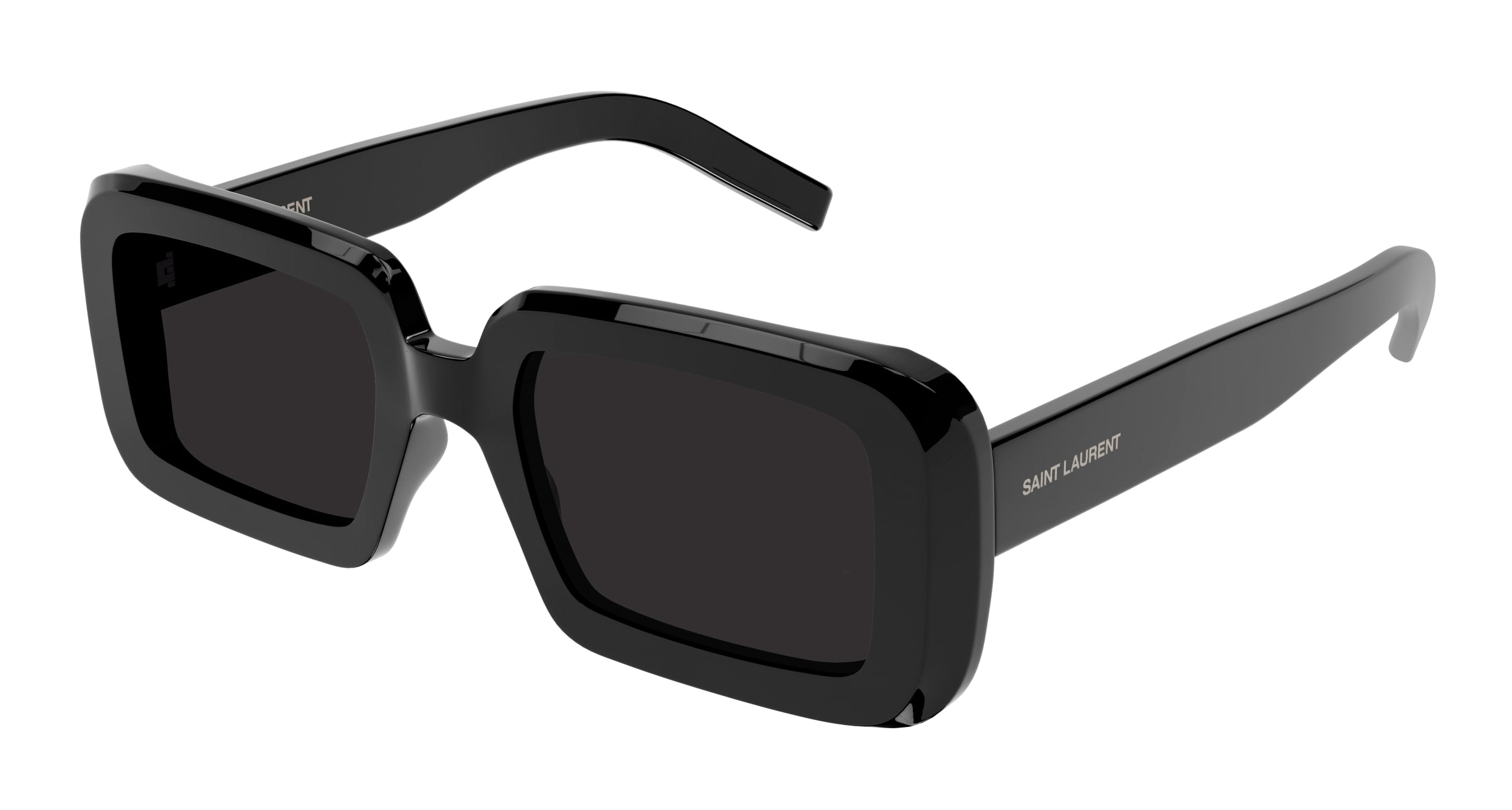 SAINT LAURENT Unisex SAINT LAURENT SL 534 SUNRISE 001 Occhiali da sole Acetato Nero Nero Squadrata Normale