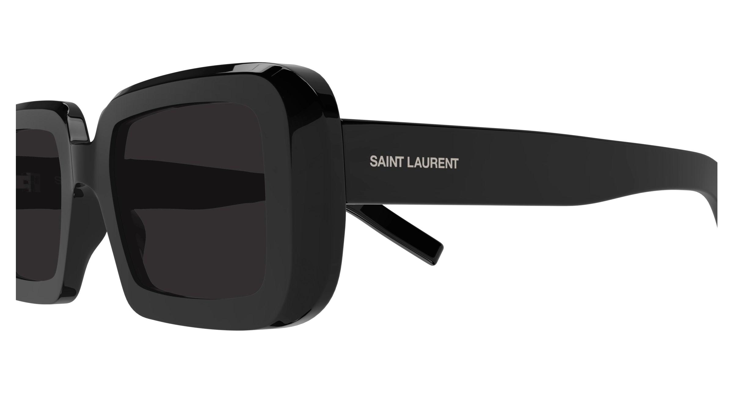 SAINT LAURENT Unisex SAINT LAURENT SL 534 SUNRISE 001 Occhiali da sole Acetato Nero Nero Squadrata Normale