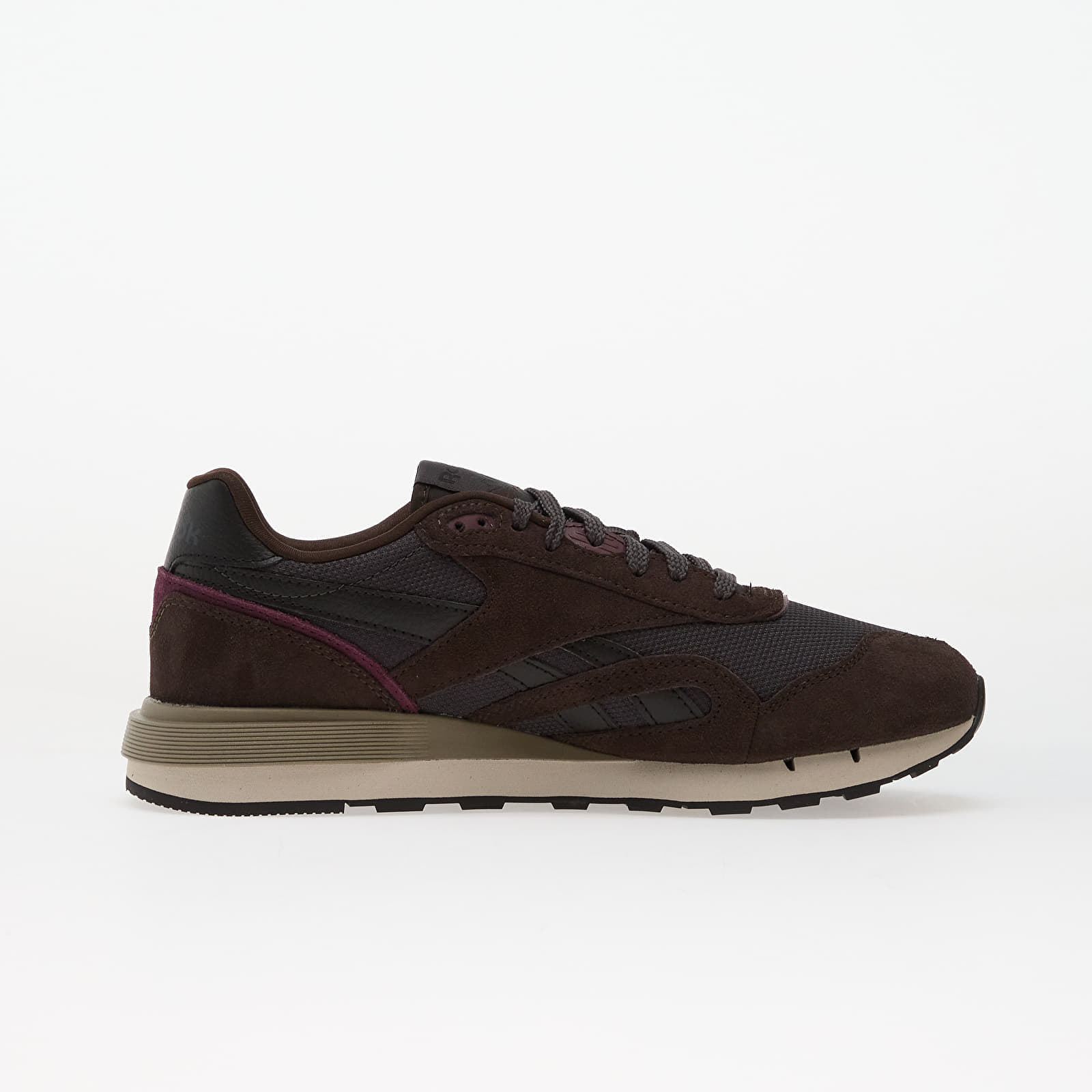 Reebok Classic Nylon 89 Washed Black/ Black/ Black Cherry