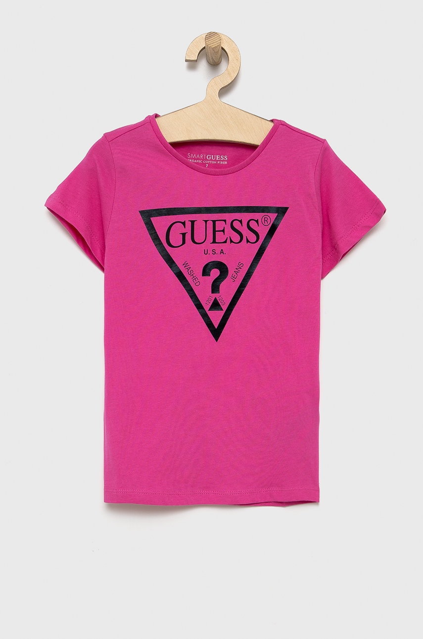 Guess t-shirt in cotone per bambini
