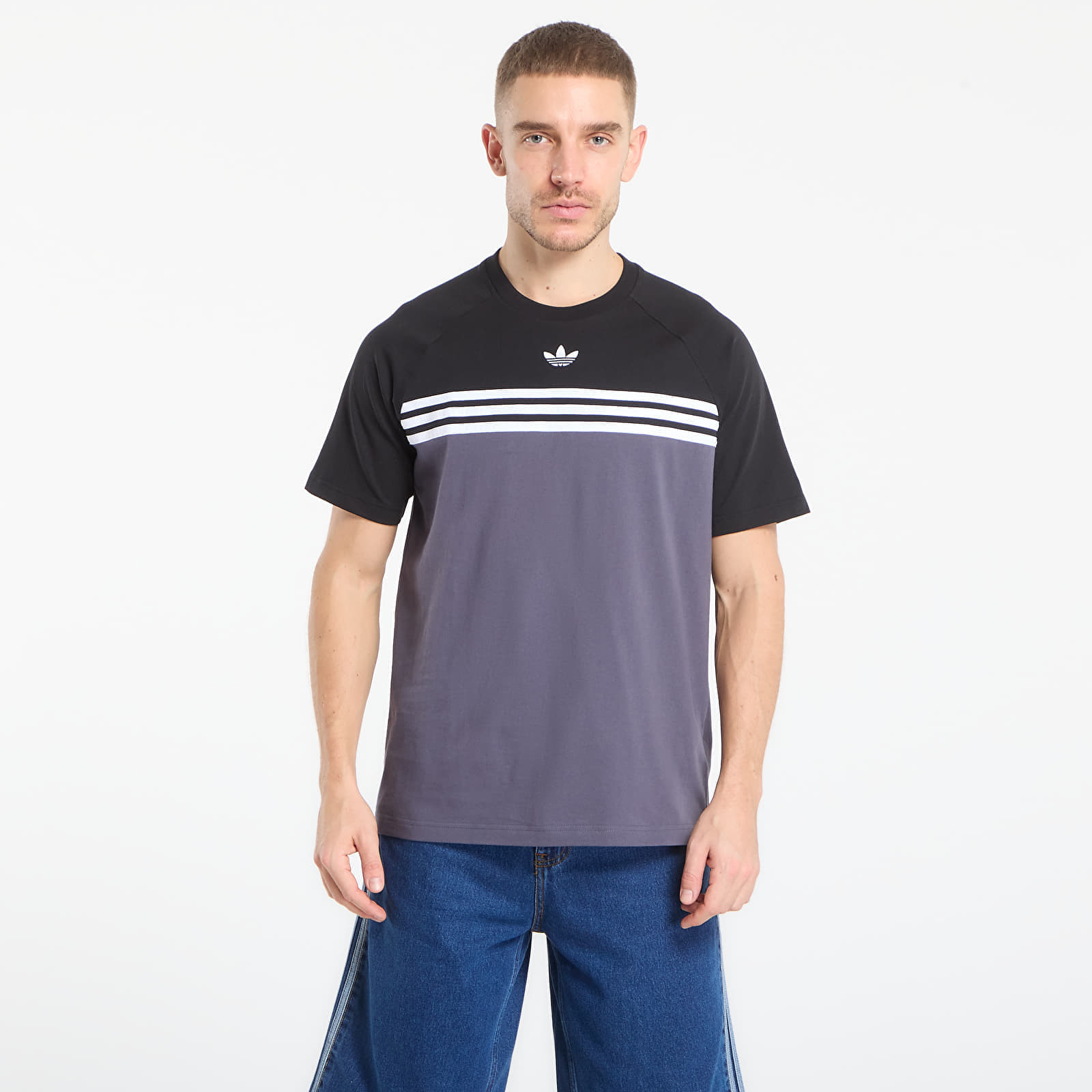adidas Originals Maglietta adidas Chest Stripes T-Shirt Aurora Onix L