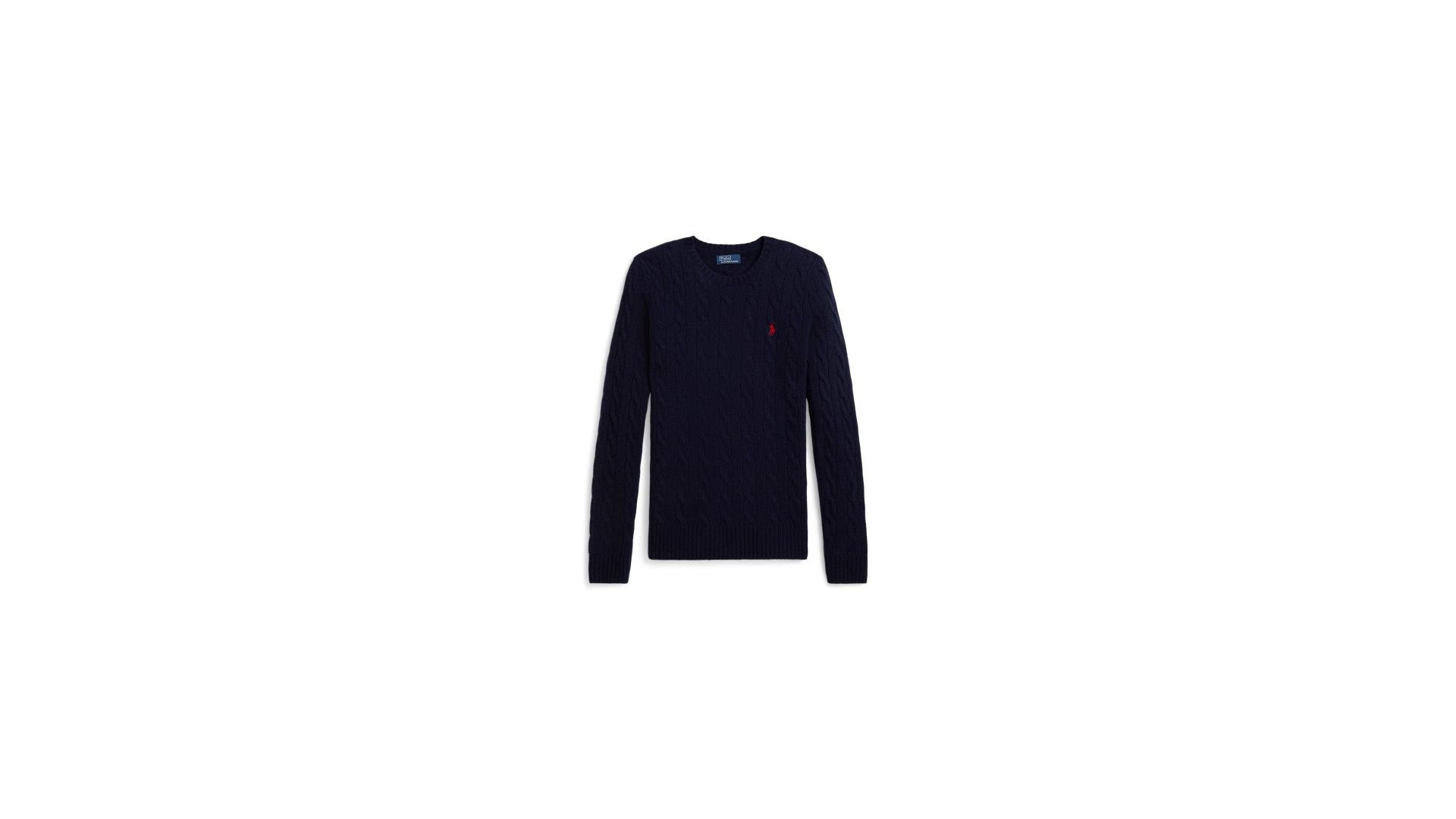 Polo Ralph Lauren Girocollo in lana e cashmere a trecce