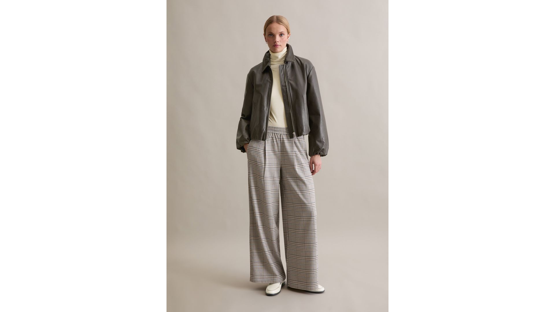 Marc O'Polo Blouson in pelle a forma di O