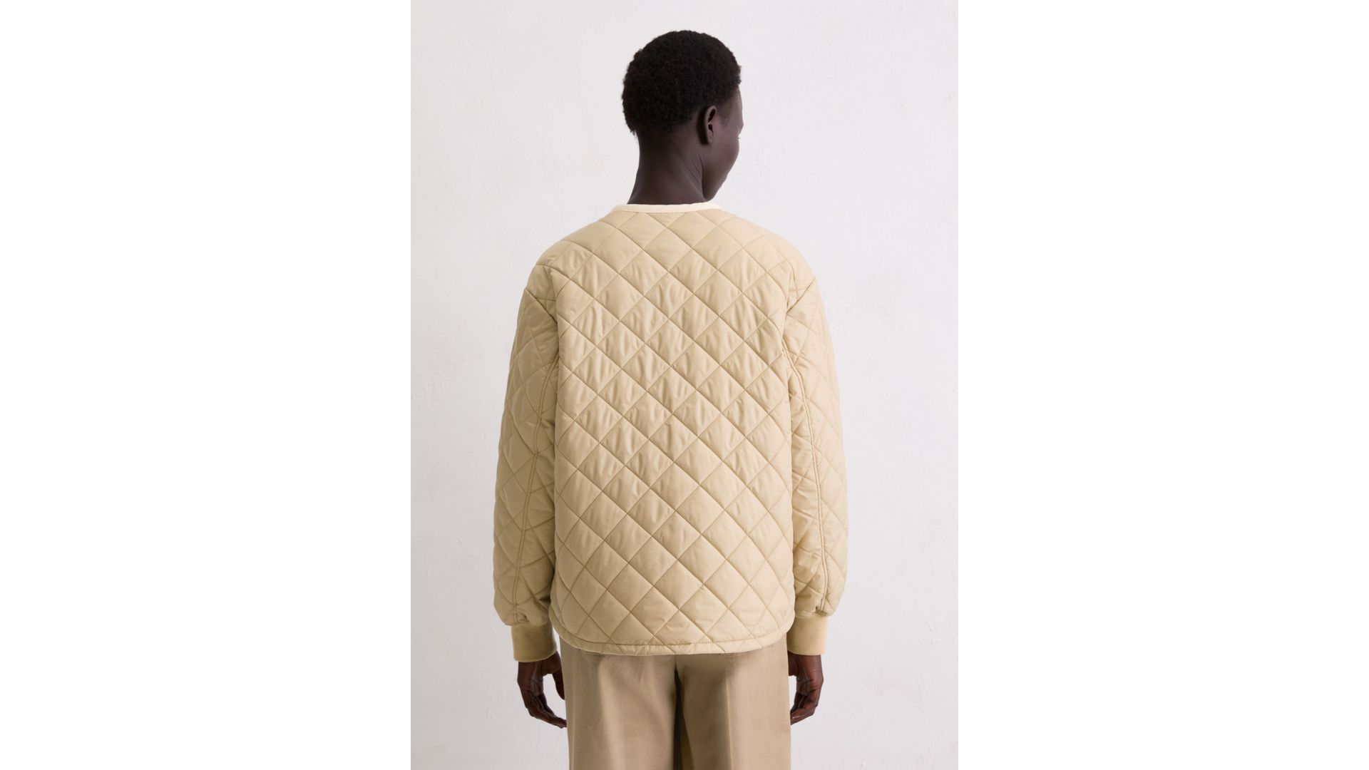 Marc O'Polo Giacca trapuntata rilassata senza collo