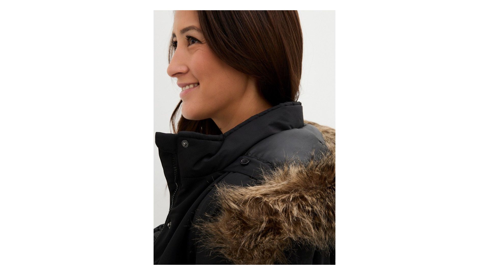 bonprix Giacca prémaman 3 in 1 con inserto babywearing, Nero