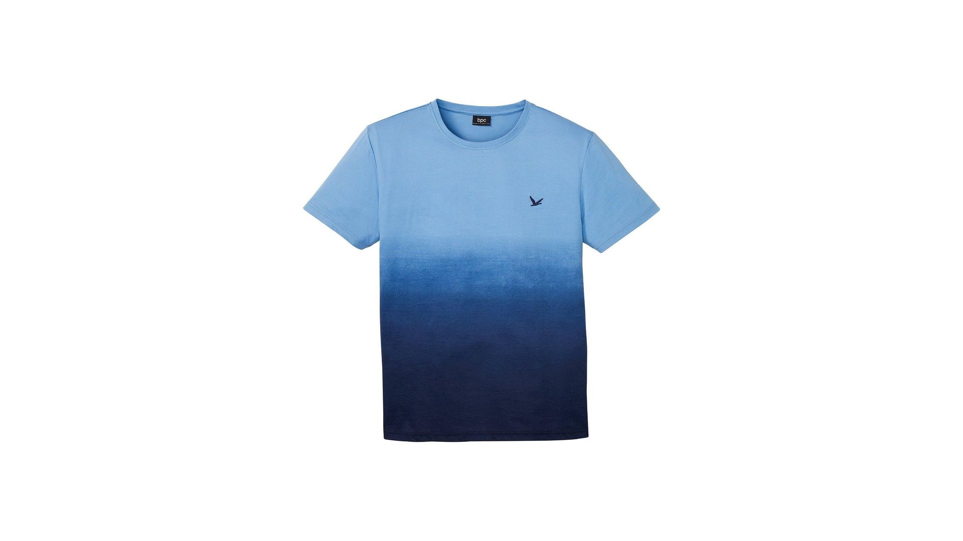 bonprix T-shirt in puro cotone, Blu, 100% cotone