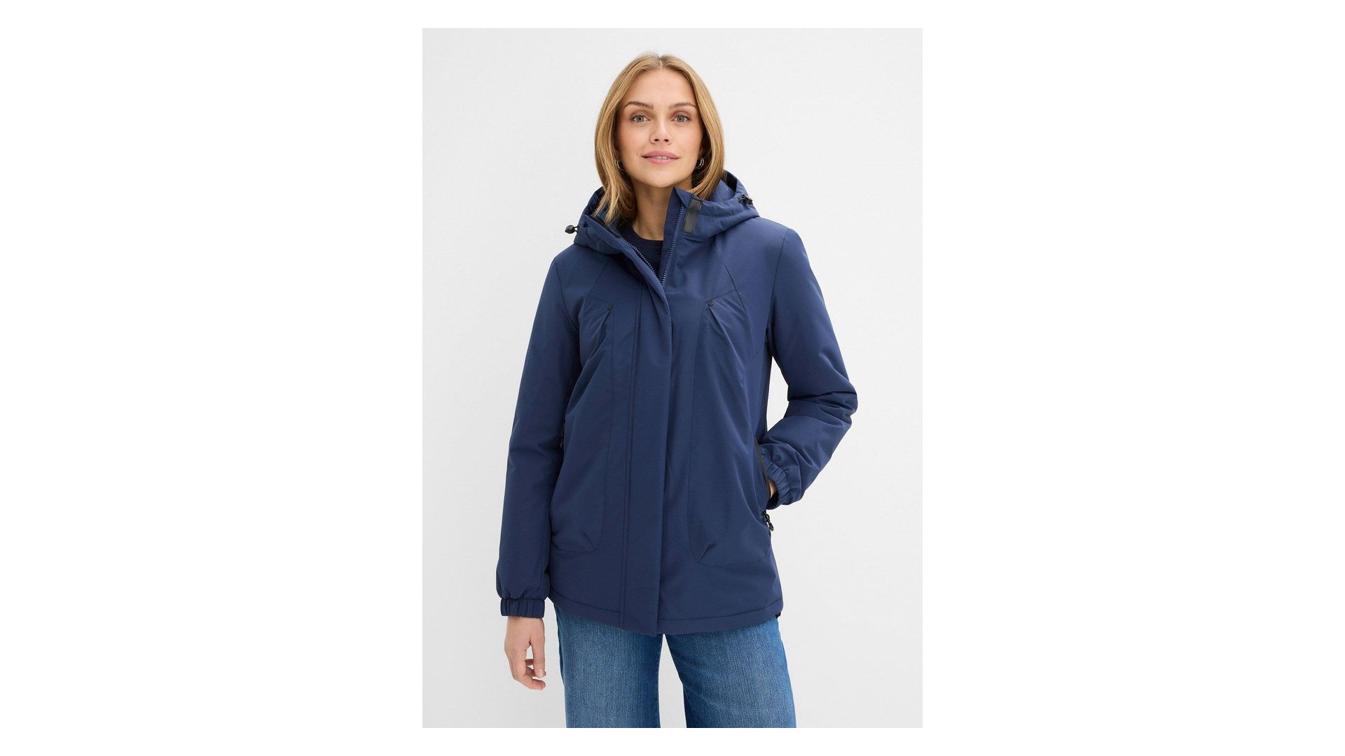 bonprix Giacca tecnica idrorepellente, Blu