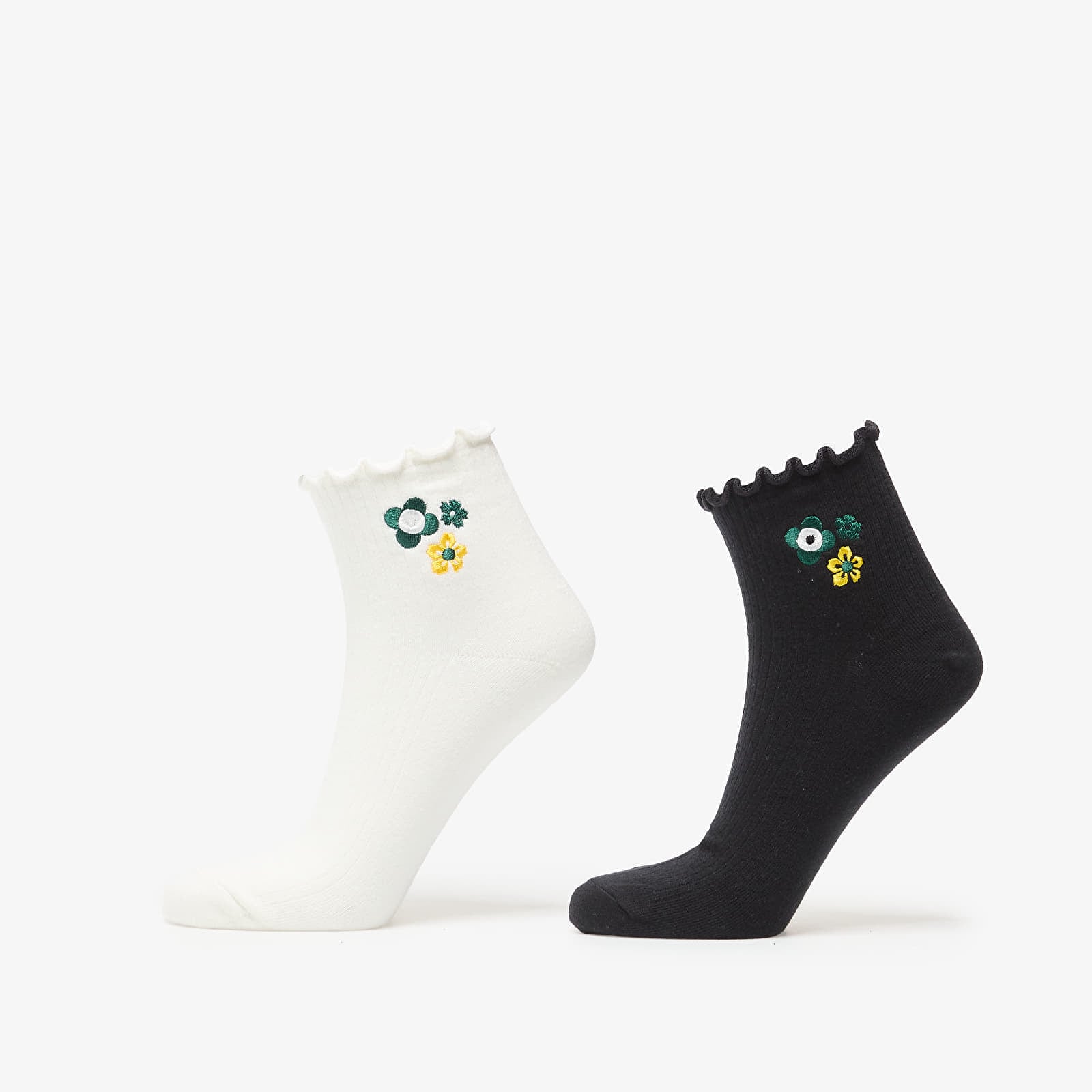 adidas Originals adidas X Liberty London Ruff Socks 2 Pairs Off White/ Black S