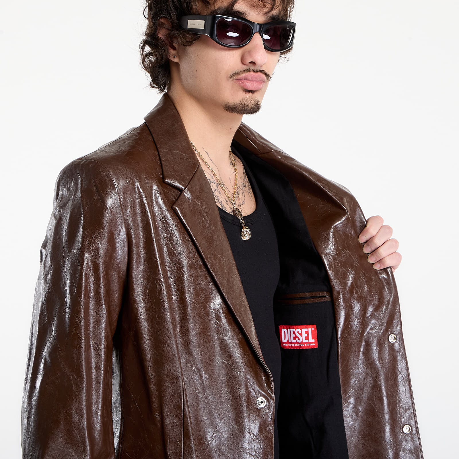 Giacca DIESEL J-Creed-Coat Jacket Chicory Coffee 48