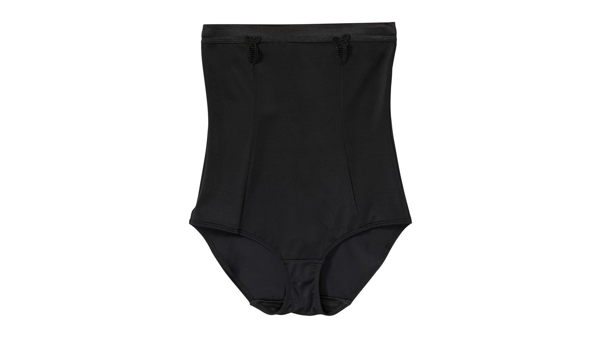 bonprix Culotte a vita alta con effetto modellante forte, Nero
