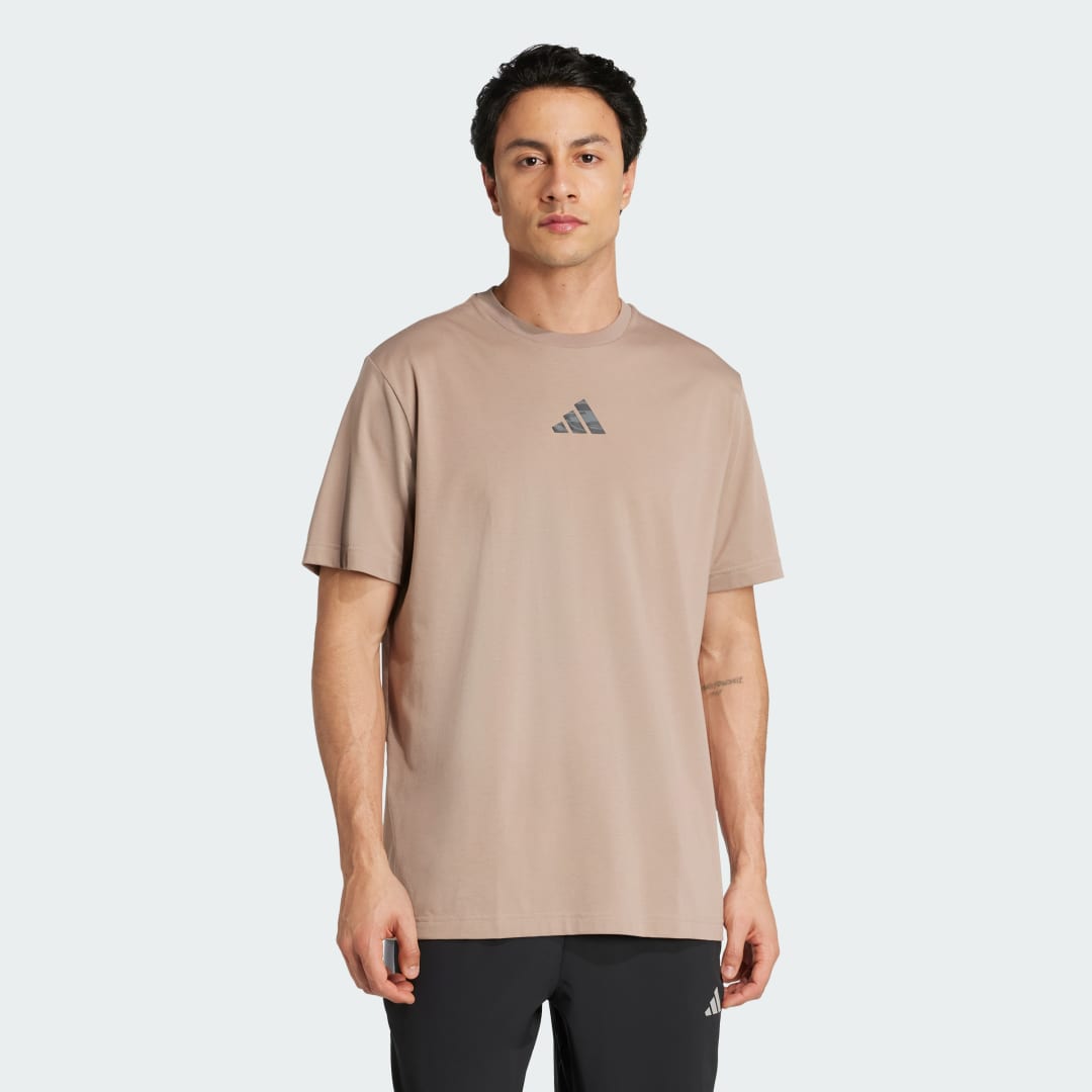 Adidas T-shirt CLIMACOOL Camo da allenamento grafica