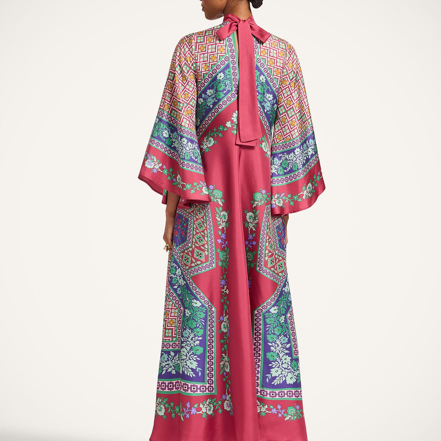 La DoubleJ Dresses gend - Magnifico Dress Regalia Placée Red L 100% Silk