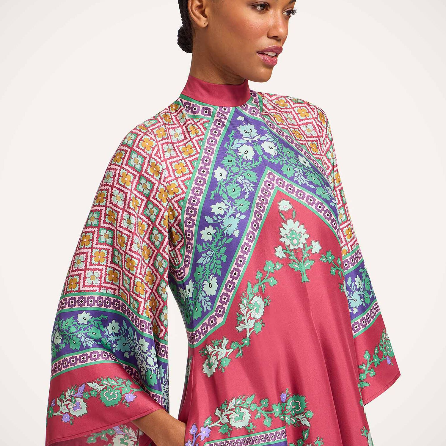 La DoubleJ Dresses gend - Magnifico Dress Regalia Placée Red L 100% Silk