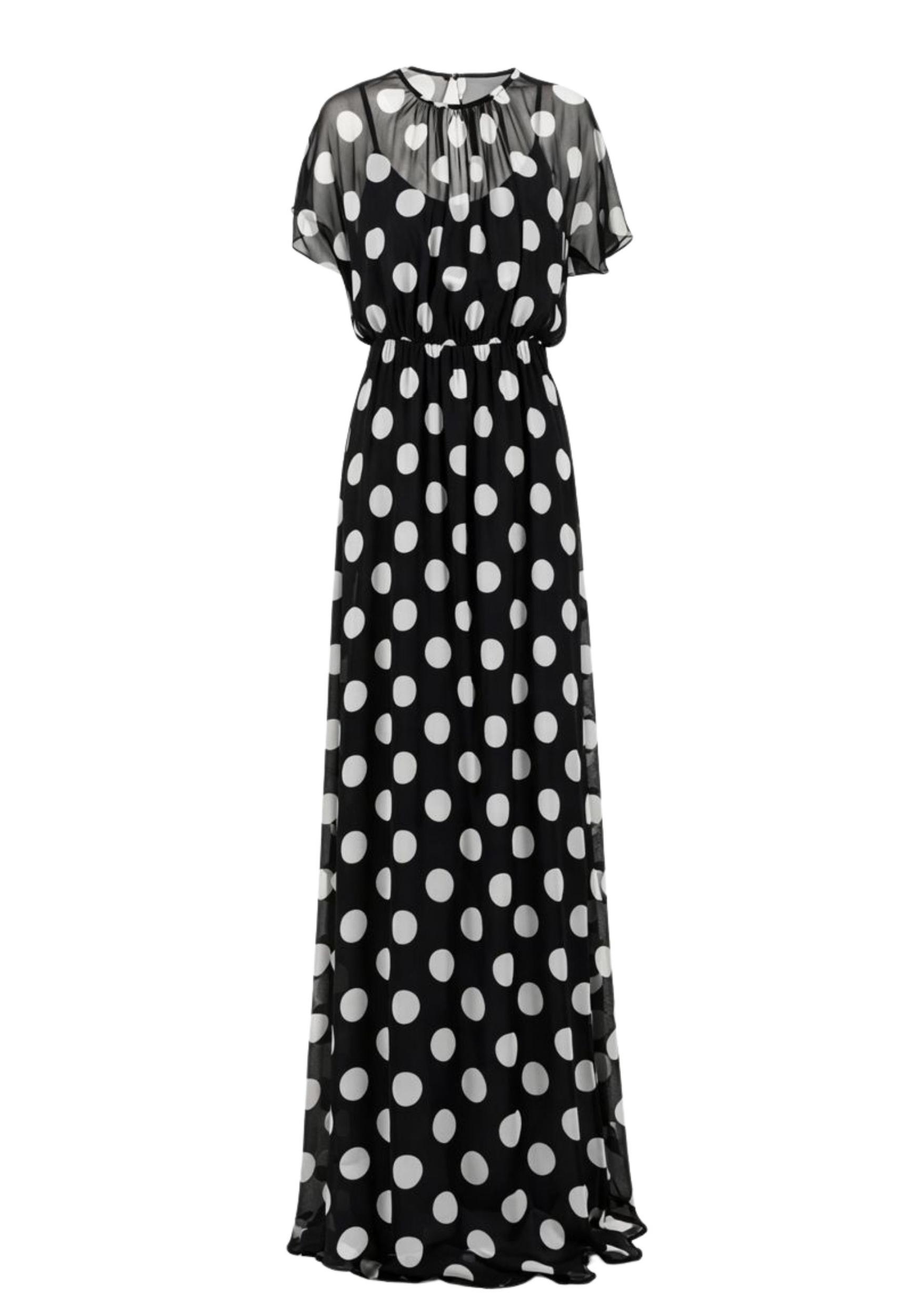 MAX MARA STUDIO Abito lungo in chiffon