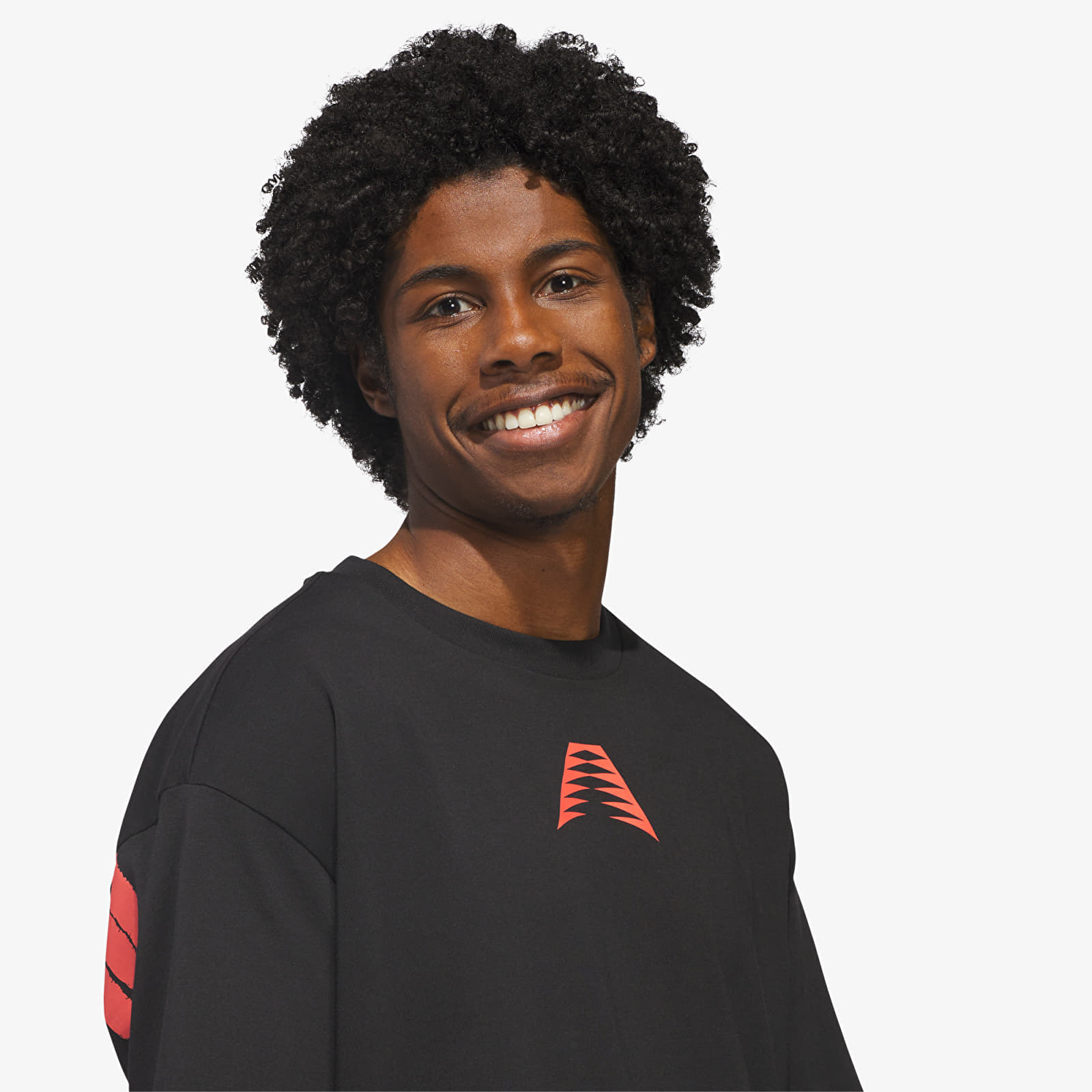 adidas Originals Maglietta adidas Anthony Edwards Believe That T-Shirt Black/ Solar Red M