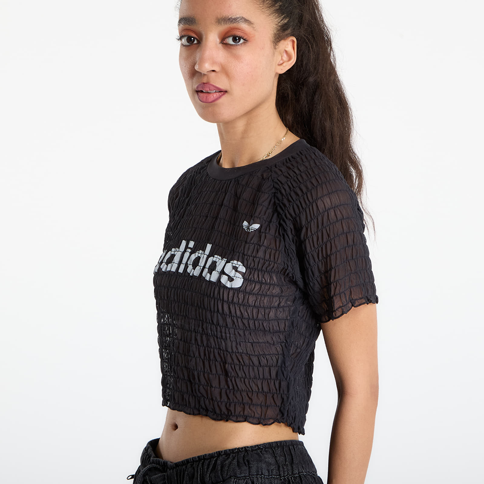 adidas Originals Maglietta adidas Smocked Tee Black M