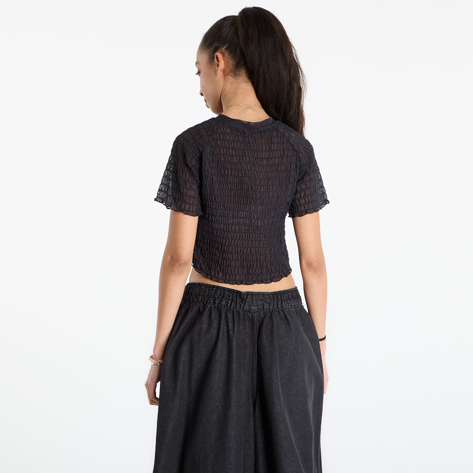 adidas Originals Maglietta adidas Smocked Tee Black M