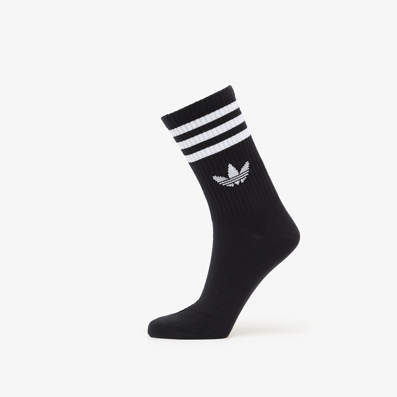 adidas Originals adidas 3S Crew Sock 6-Pack Black L