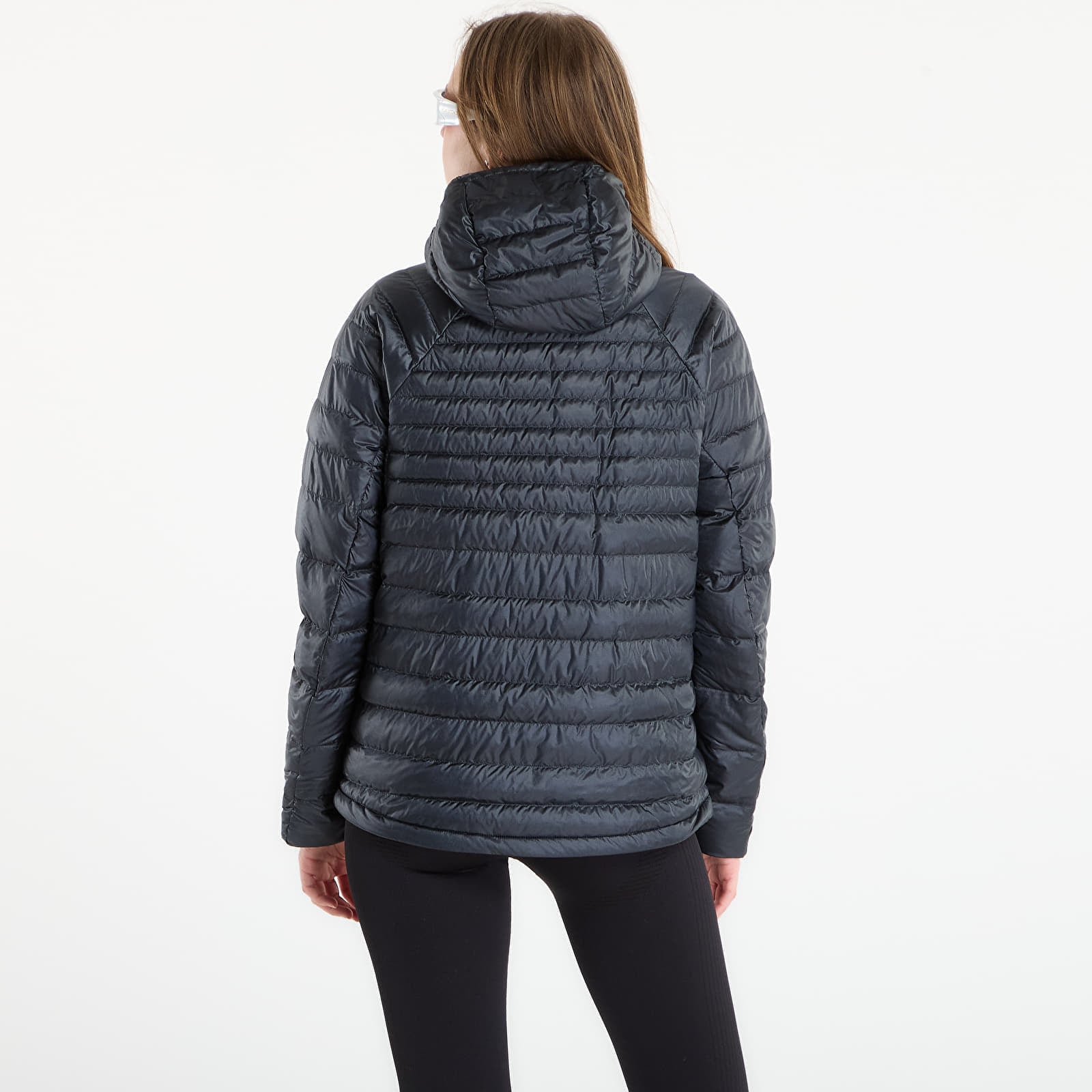 adidas Performance Giacca adidas Terrex Techrock CLIMAWARM+ Down Hooded Jacket Carbon/ Black XS