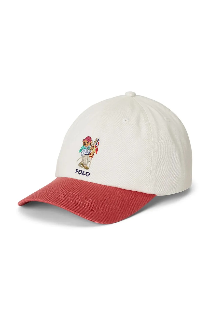 Polo Ralph Lauren cappello con visiera in cotone bambini