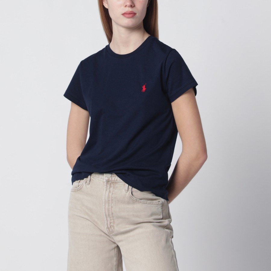 Polo Ralph Lauren T-shirt blu navy in cotone