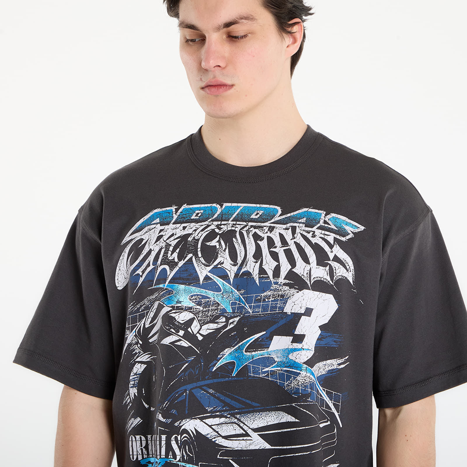 adidas Originals Maglietta adidas Gurnge Racing Graphic T-shirt Utility Black M