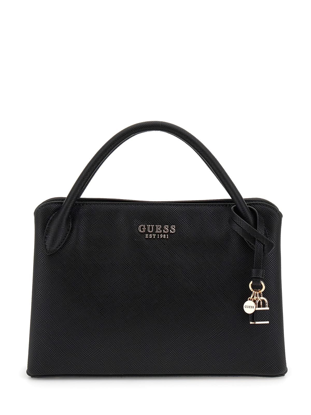 GUESS - Borsa a mano e a tracolla guess Borsa in saffiano con chiusura con zip e bottoni - ZG964306