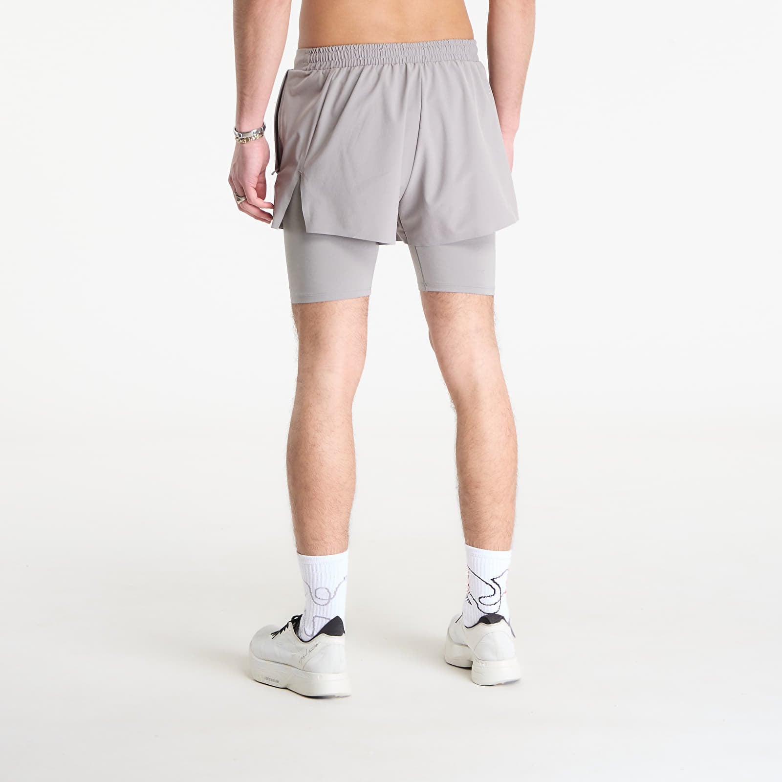 adidas Performance Pantaloncini adidas x Entire Studios D4T Training 2In1 Shorts Dove Grey XS