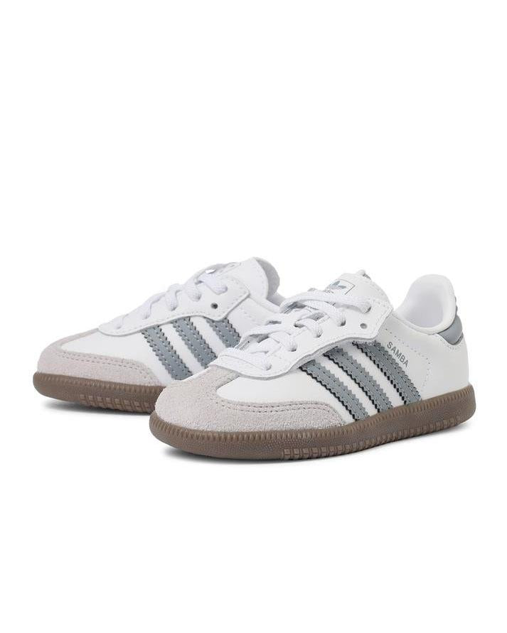 Adidas Samba og cf Bianco Silver Infant