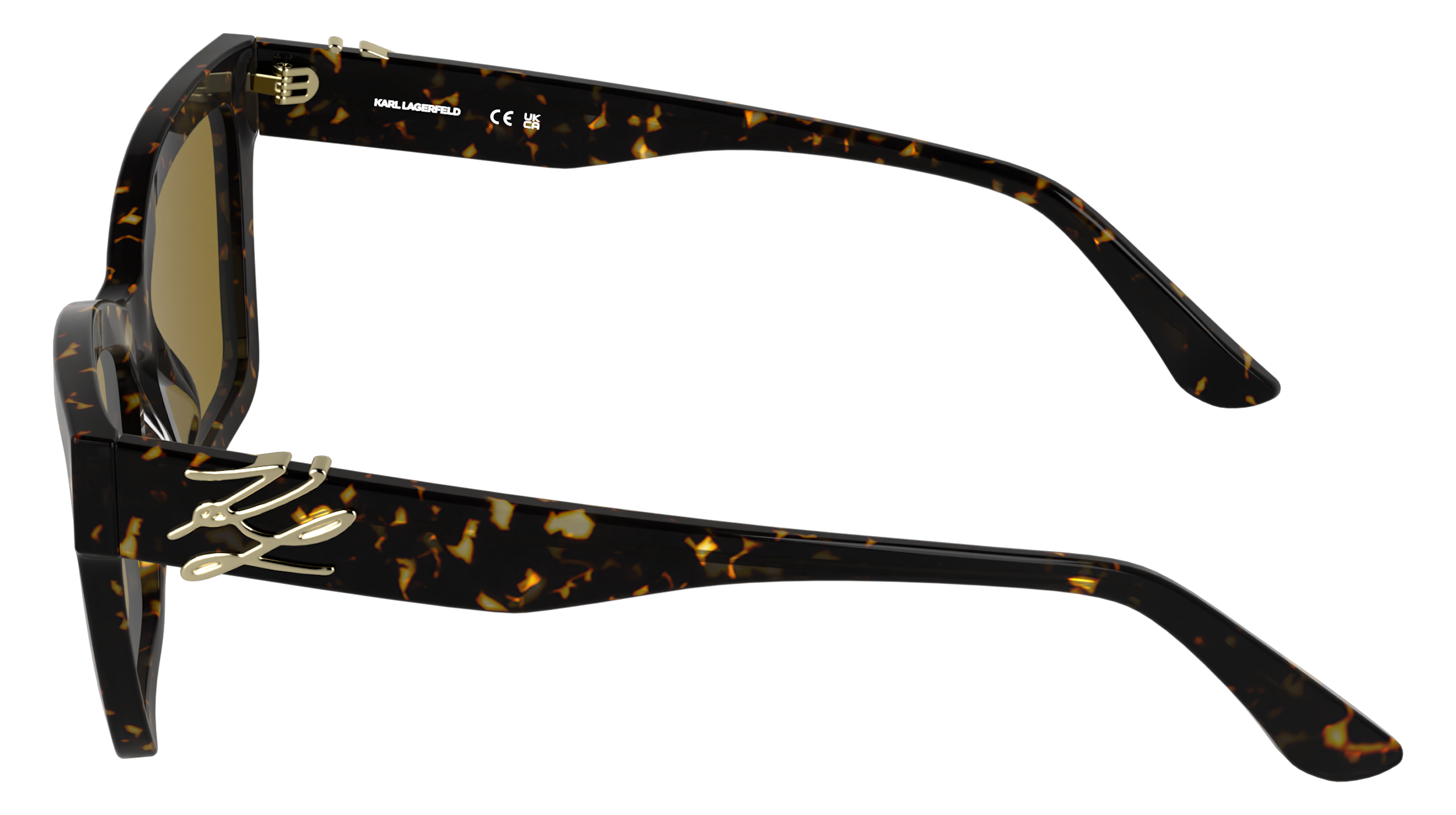 Karl Lagerfeld Donna Karl Lagerfeld KL6220S 242 Occhiali da sole Acetato Havana Marrone Squadrata Normale