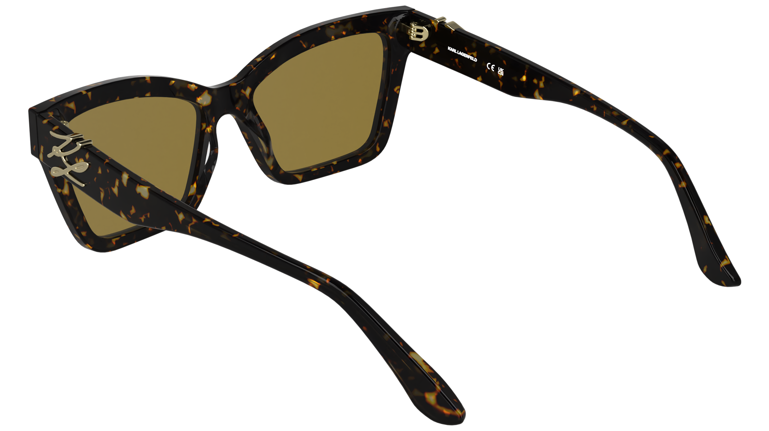 Karl Lagerfeld Donna Karl Lagerfeld KL6220S 242 Occhiali da sole Acetato Havana Marrone Squadrata Normale