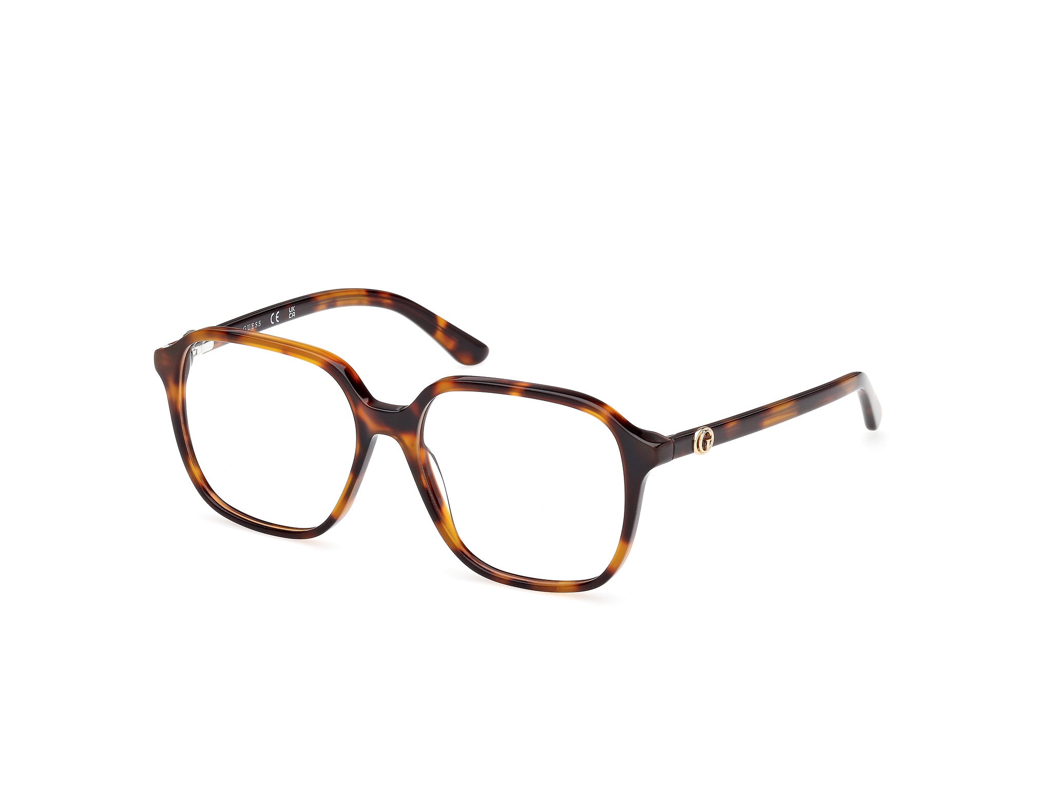 Guess Donna Guess GU50309 056 Montature da vista Acetato Havana Squadrata Normale