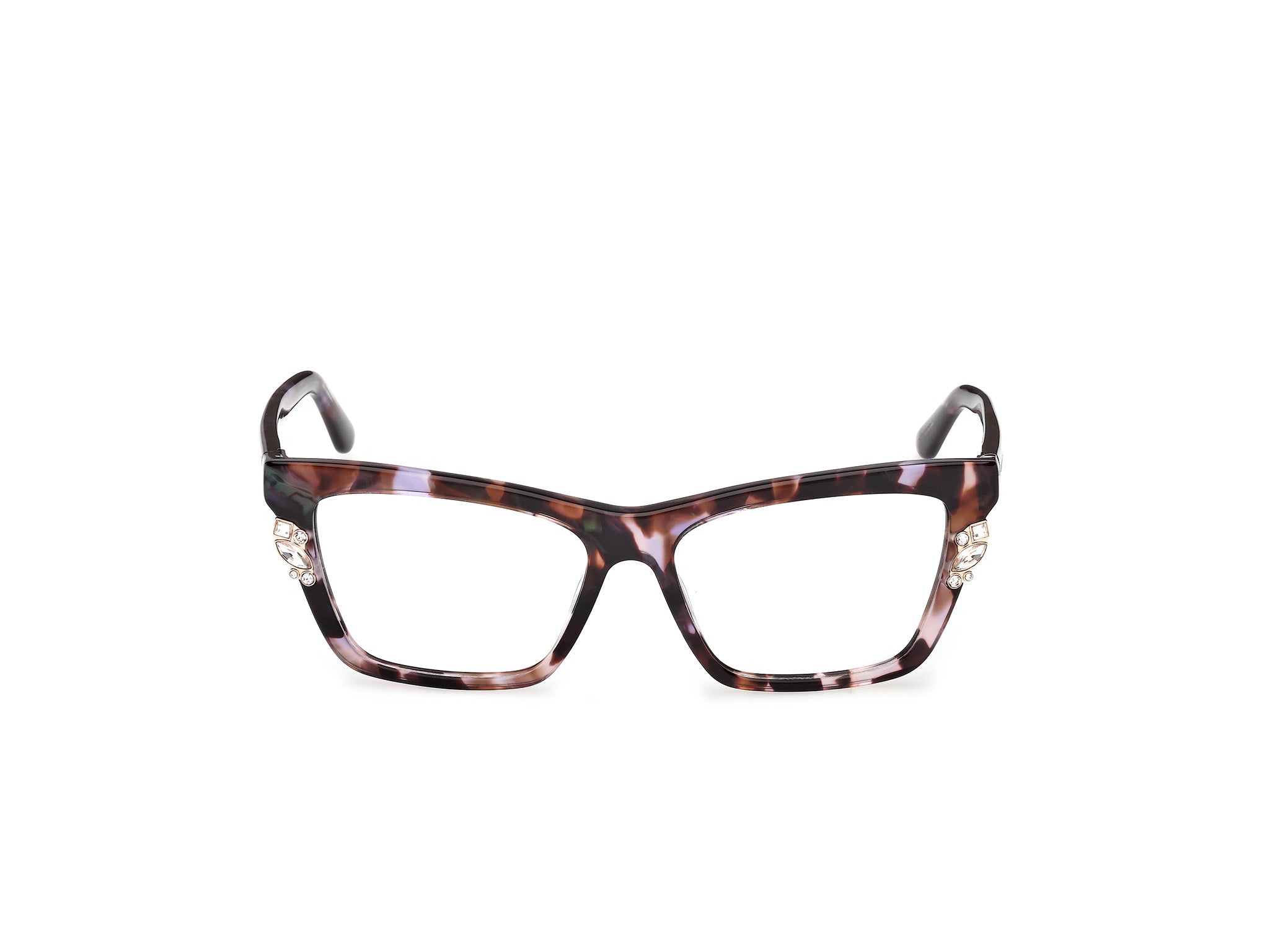 Guess by Marciano Donna Guess by Marciano GM50048 083 Montature da vista Acetato Havana Squadrata Normale