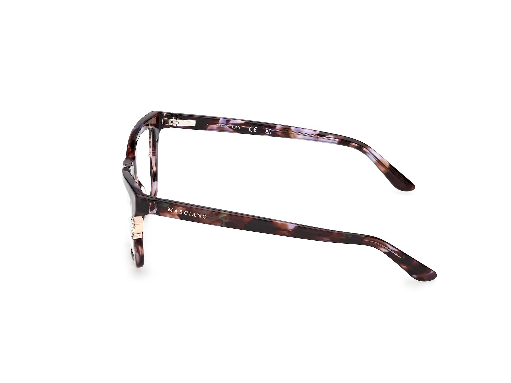 Guess by Marciano Donna Guess by Marciano GM50048 083 Montature da vista Acetato Havana Squadrata Normale