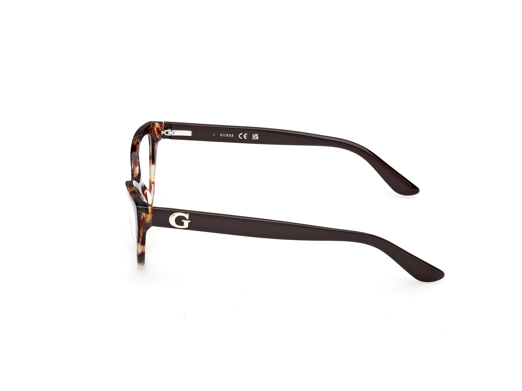 Guess Donna Guess GU50236 052 Montature da vista Acetato Havana Cat Eye Normale