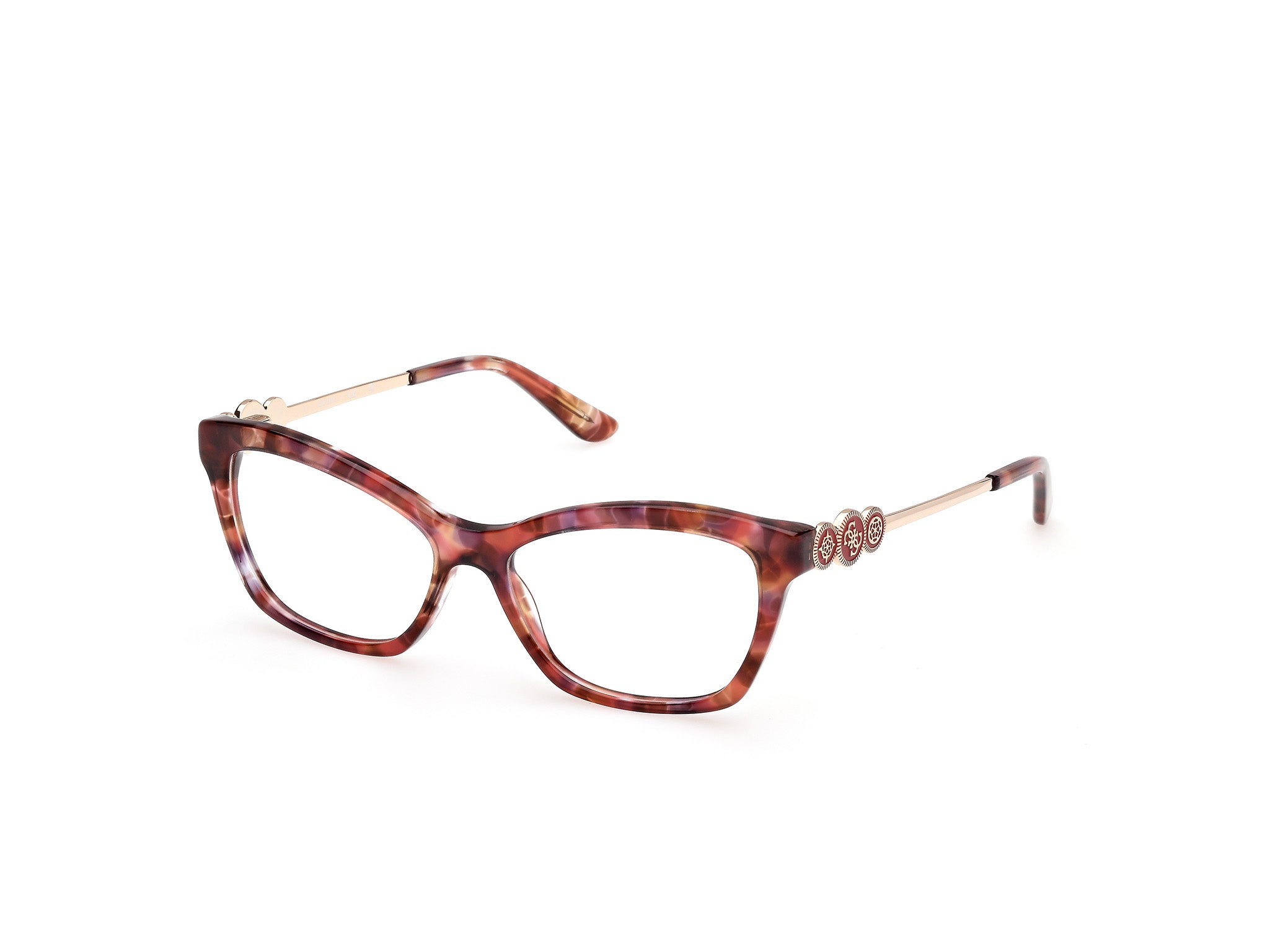 Guess Donna Guess GU50231 068 Montature da vista Acetato Rosso Squadrata Normale