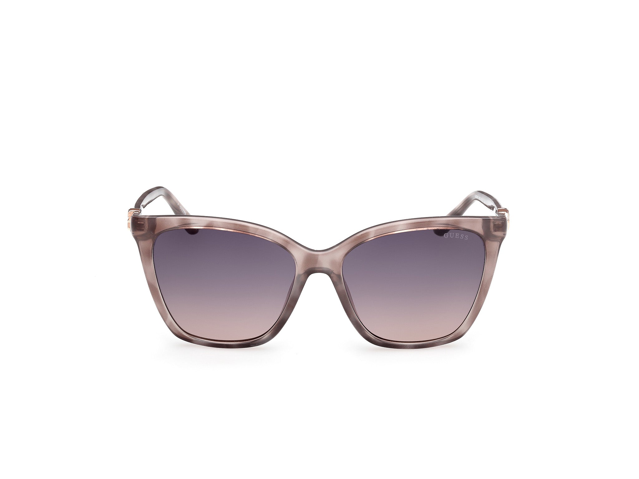 Guess Donna Guess GU00191 20B Occhiali da sole Iniettato Grigio Fumo Squadrata Normale