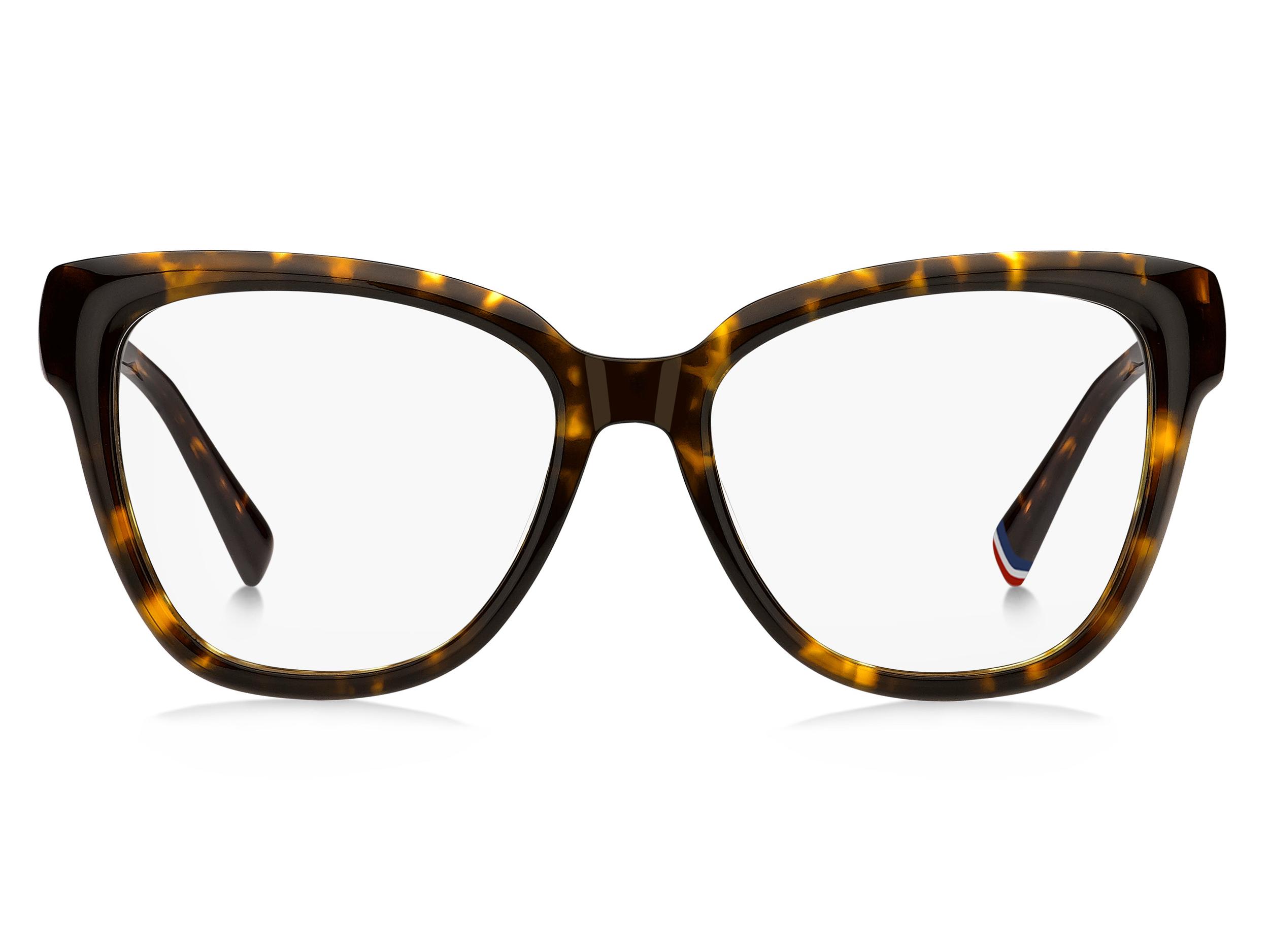 Tommy Hilfiger Donna Tommy Hilfiger TH 2209 086 Montature da vista Acetato Havana Squadrata Normale