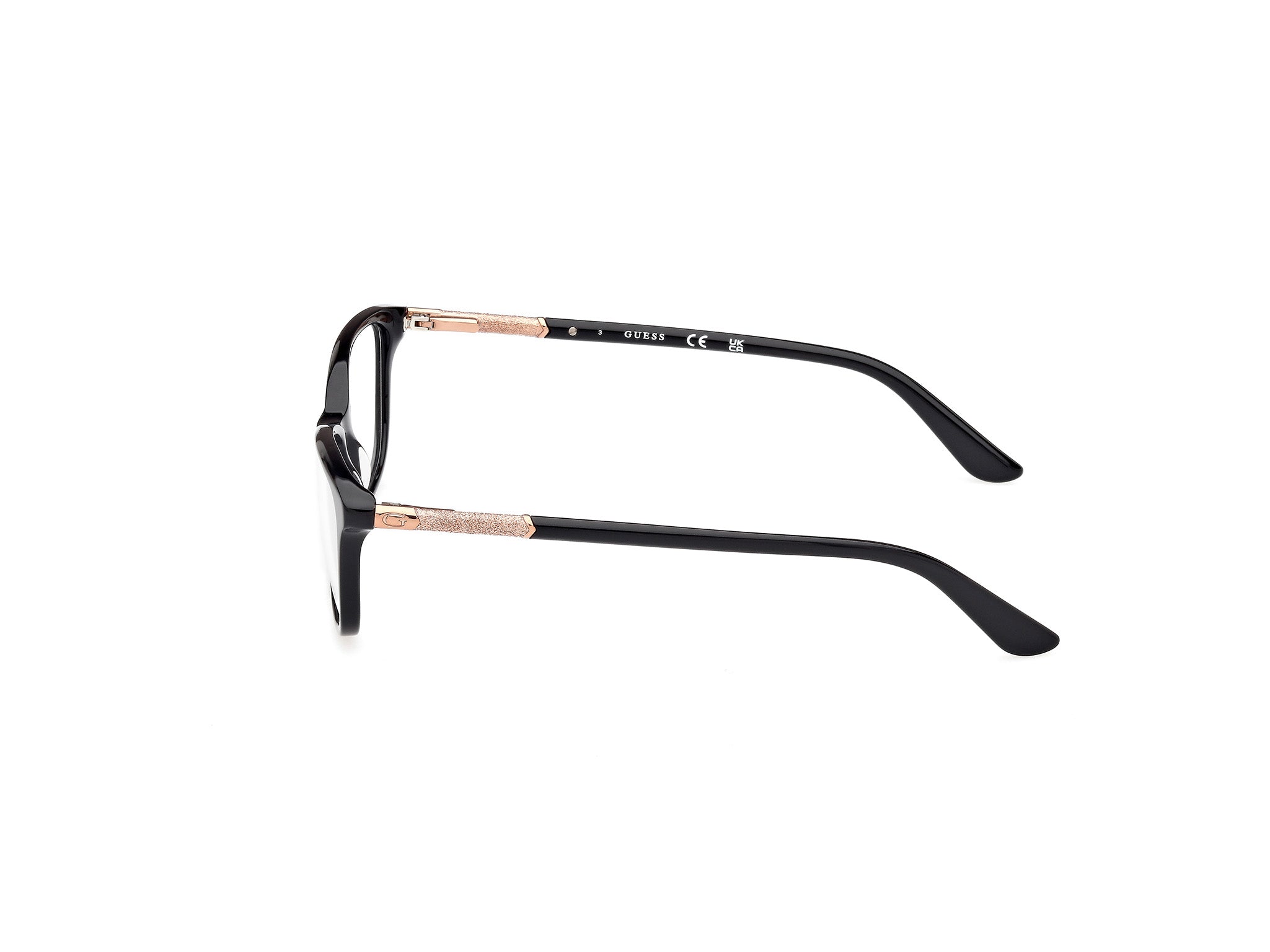 Guess Donna Guess GU2658-N 003 Montature da vista Acetato Nero Squadrata Normale