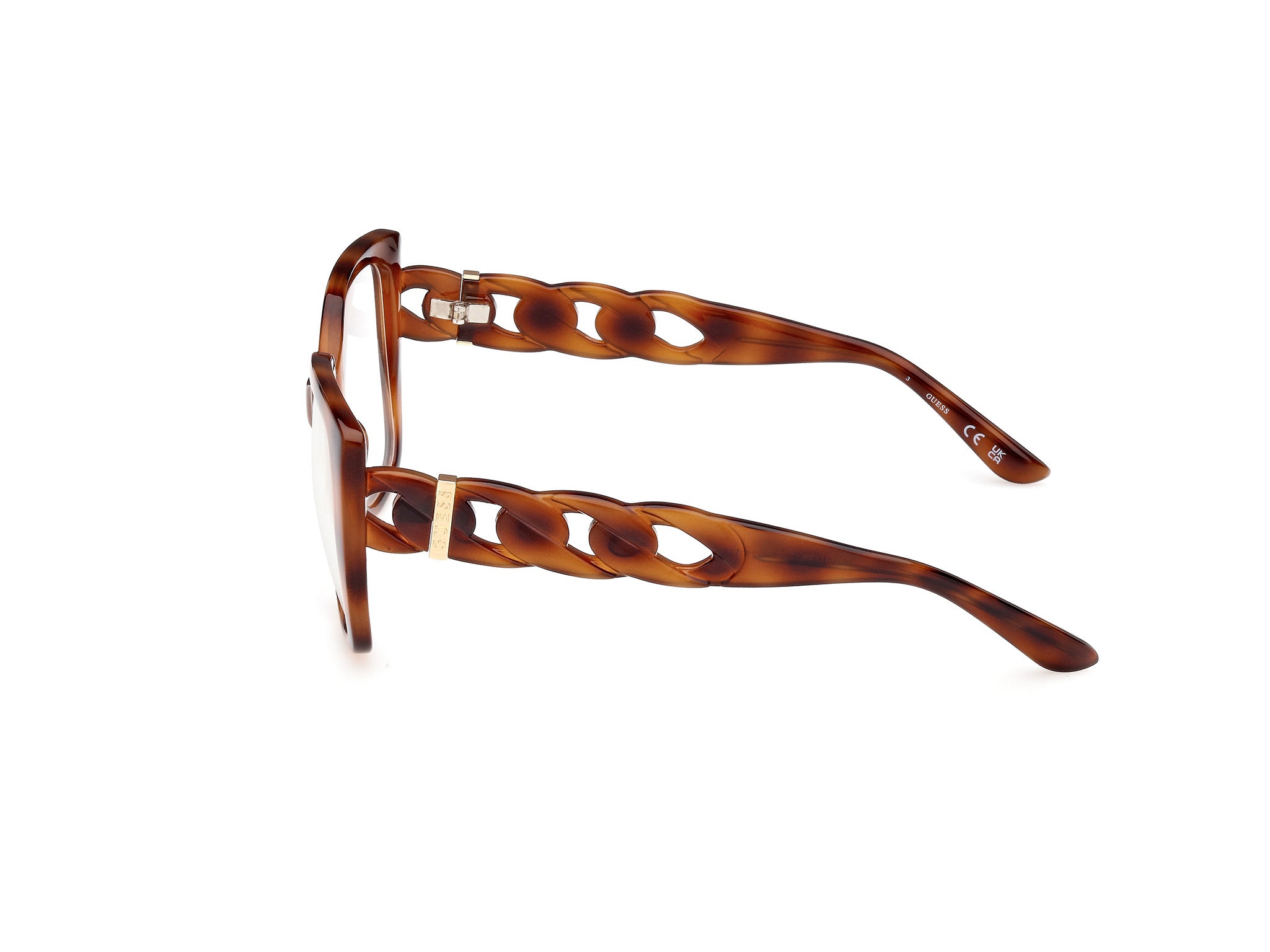 Guess Donna Guess GU50118 053 Montature da vista Iniettato Havana Squadrata Normale