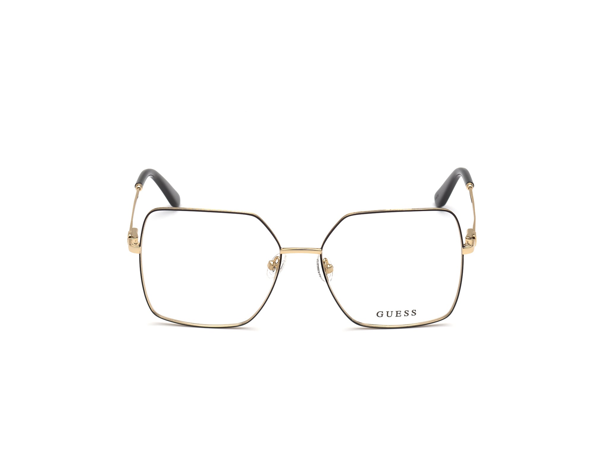 Guess Donna Guess GU2824 001 Montature da vista Metallo Nero Squadrata Normale